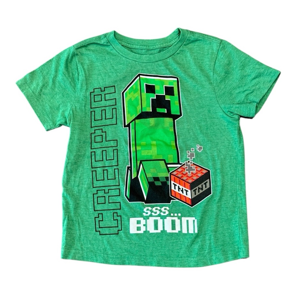 Minecraft green shirt